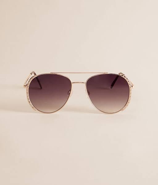 Rose gold aesthetic sunglasses